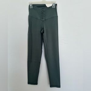 NWT OFFLINE by aerie green legging Size S short